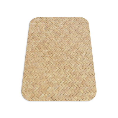 Tapis de chaise rectangulaire Motif en rotin