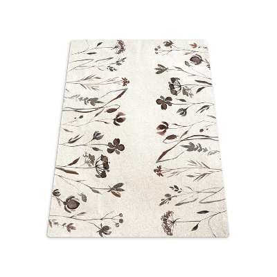 Tapis bureau rectangulaire Ombres de fleurs