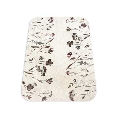 Tapis bureau rectangulaire Ombres de fleurs