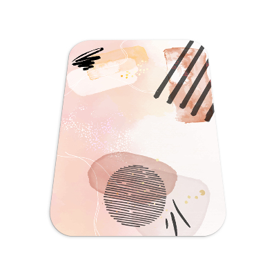 Tapis bureau rectangulaire Abstraction à l'aquarelle