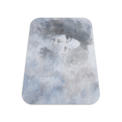 Tapis bureau rectangulaire Visage de femme