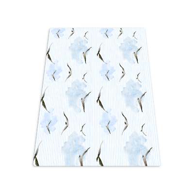 Tapis pour chaise de bureau Oiseaux dans le ciel bleu
