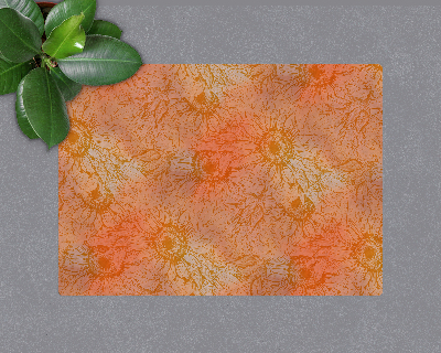 Tapis protection sol Fleurs de tournesol