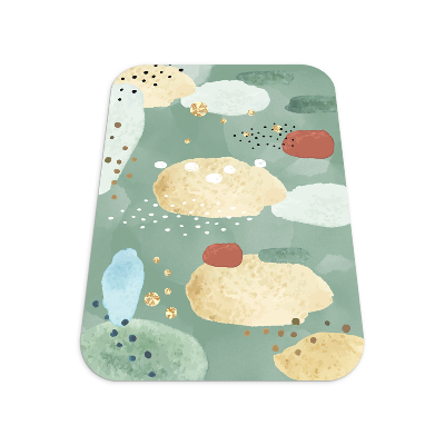 Tapis bureau rectangulaire Motifs aquarelle