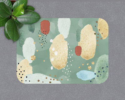 Tapis bureau rectangulaire Motifs aquarelle