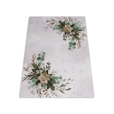 Tapis pour chaise de bureau Composition végétale