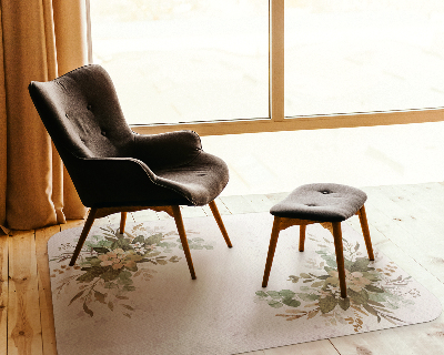 Tapis pour chaise de bureau Composition végétale
