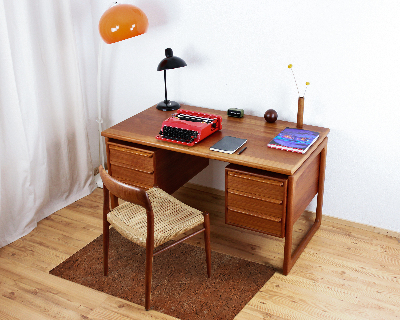 Tapis bureau rectangulaire Motif en pierre
