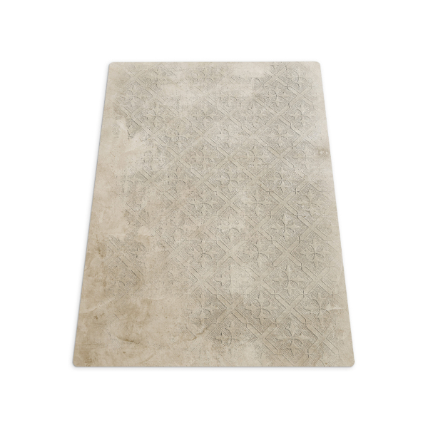 Tapis de chaise rectangulaire Grès rayé