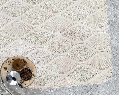 Tapis de chaise rectangulaire Motif bord de mer