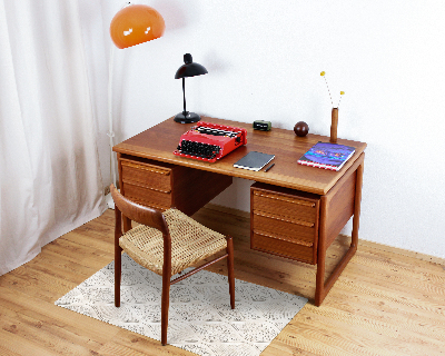 Tapis de chaise rectangulaire Motif bord de mer