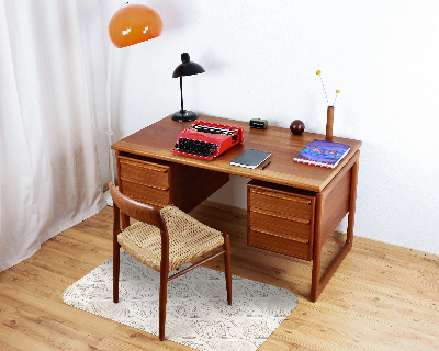 Tapis de chaise rectangulaire Motif bord de mer