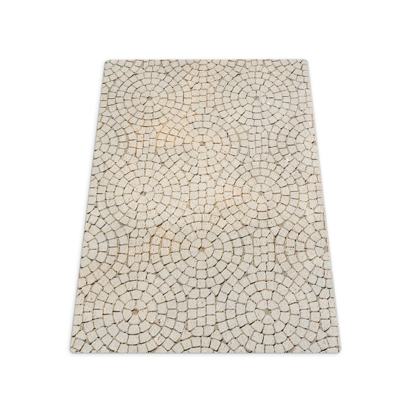 Tapis bureau rectangulaire Cube de grès