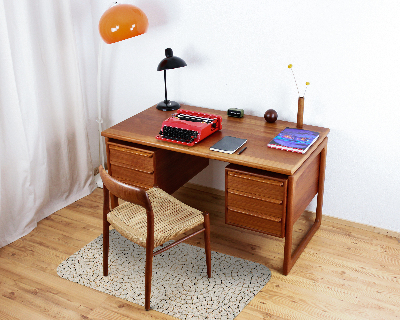 Tapis bureau rectangulaire Cube de grès