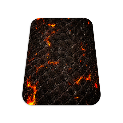 Tapis protection sol Chemin de lave