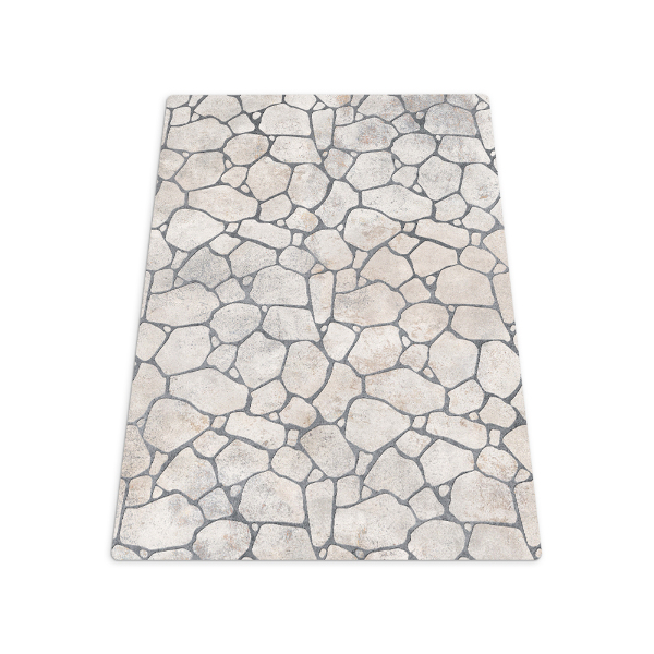 Tapis bureau rectangulaire Chemin de pierre