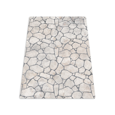 Tapis bureau rectangulaire Chemin de pierre