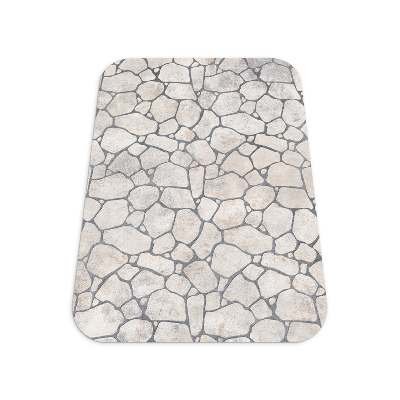 Tapis bureau rectangulaire Chemin de pierre