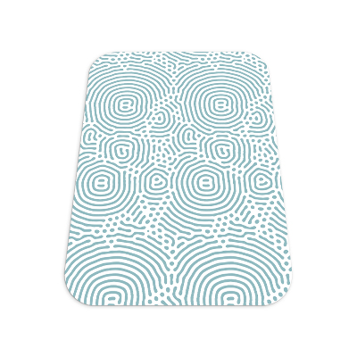 Tapis de chaise rectangulaire Cercles abstraits