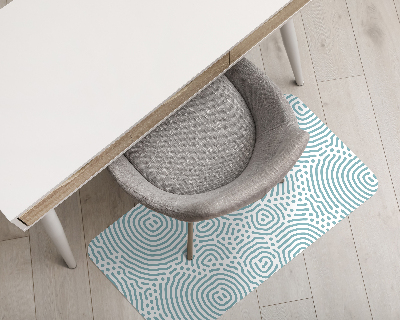 Tapis de chaise rectangulaire Cercles abstraits