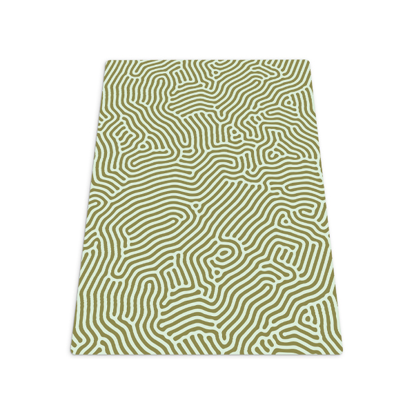 Tapis bureau rectangulaire Labyrinthe