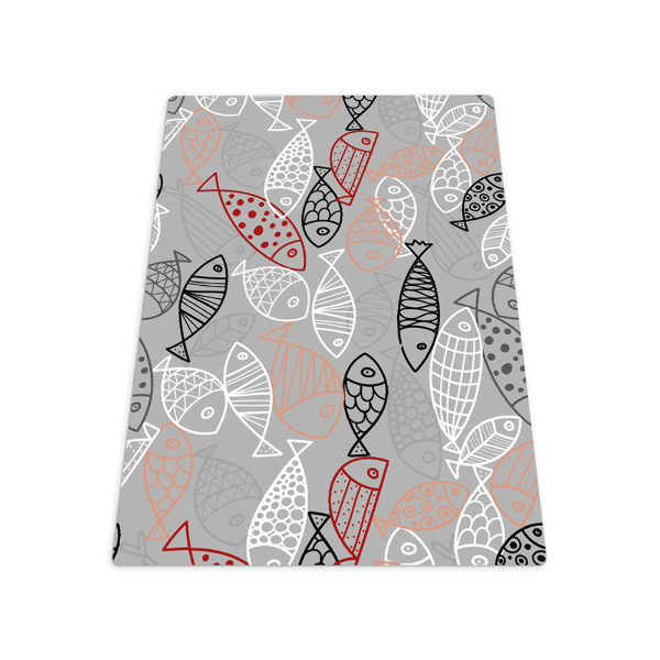 Tapis bureau rectangulaire Aquarium à poissons