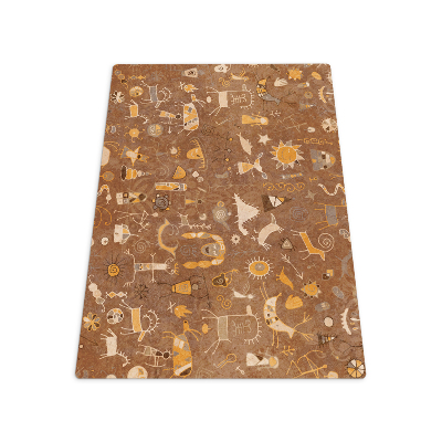 Tapis pour chaise de bureau Motifs créatifs