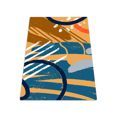 Tapis bureau rectangulaire Modèle créatif