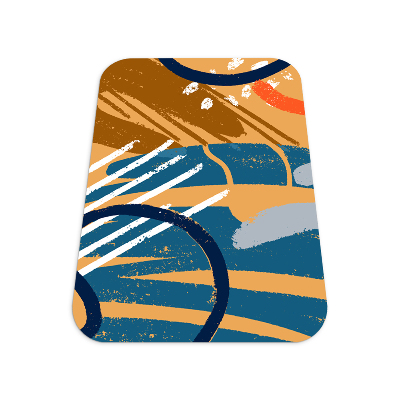 Tapis bureau rectangulaire Modèle créatif
