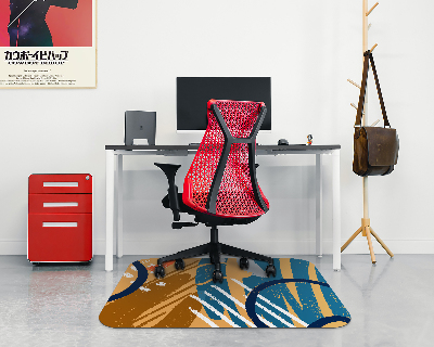 Tapis bureau rectangulaire Modèle créatif