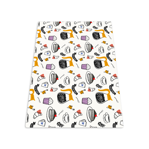 Tapis pour chaise de bureau Amateurs de café