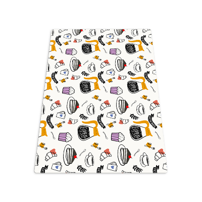 Tapis pour chaise de bureau Amateurs de café