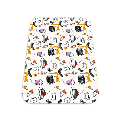 Tapis pour chaise de bureau Amateurs de café