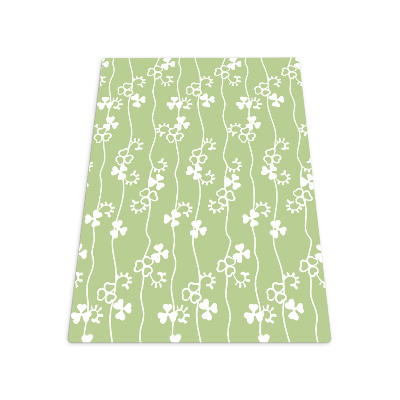 Tapis protection sol Motif de trèfle