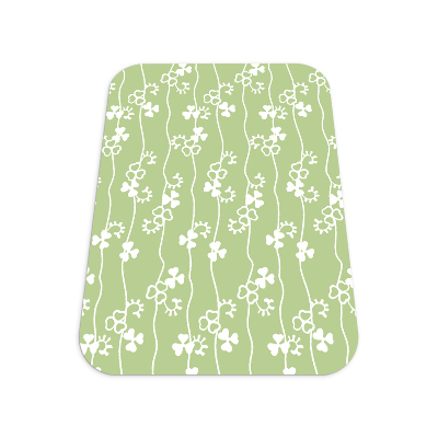 Tapis protection sol Motif de trèfle