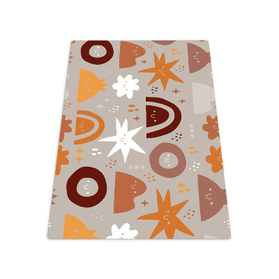 Tapis bureau rectangulaire Gribouillages pour enfants