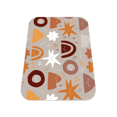 Tapis bureau rectangulaire Gribouillages pour enfants