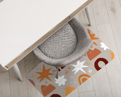 Tapis bureau rectangulaire Gribouillages pour enfants