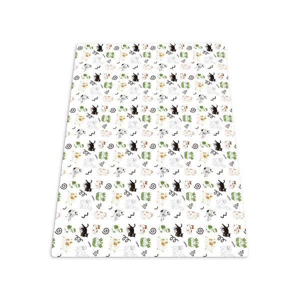 Tapis pour chaise de bureau Chats comiques