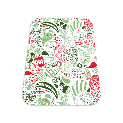 Tapis protection sol Motif en forme de larme turque