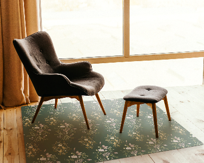 Tapis pour chaise de bureau Fleurs sauvages d'été