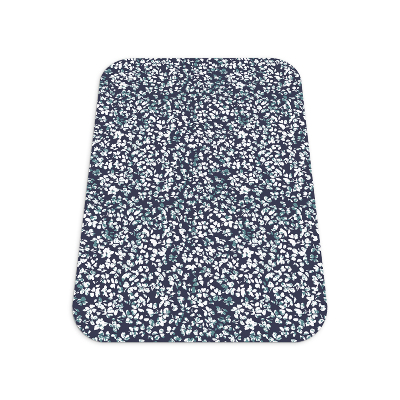 Tapis de chaise rectangulaire Petites marguerites blanches