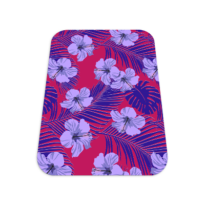 Tapis bureau rectangulaire Composition tropicale