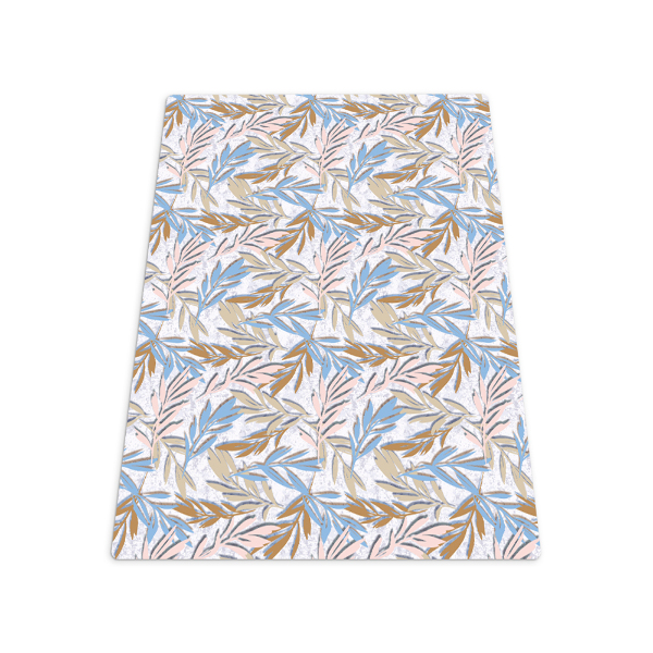 Tapis pour chaise de bureau Feuilles pastel
