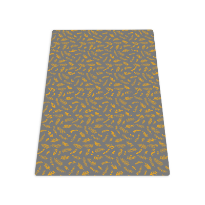 Tapis bureau rectangulaire Brindilles jaunes