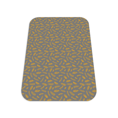 Tapis bureau rectangulaire Brindilles jaunes