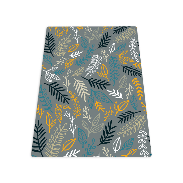 Tapis de chaise rectangulaire Feuilles et brindilles