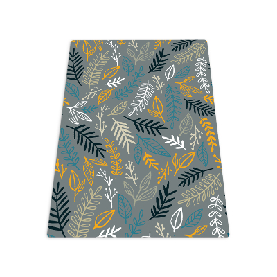 Tapis de chaise rectangulaire Feuilles et brindilles