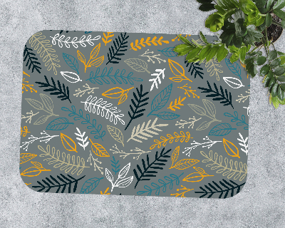 Tapis de chaise rectangulaire Feuilles et brindilles