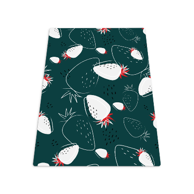 Tapis protection sol Fraise vert bouteille